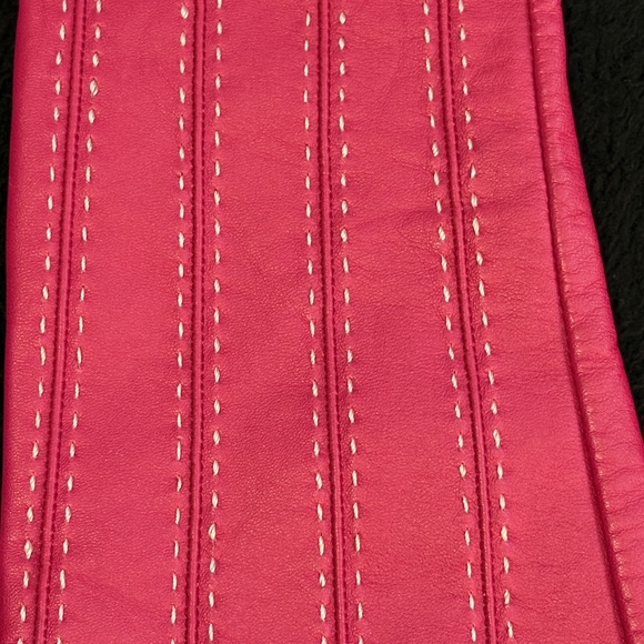 Rare Vintage Anne Klein Pink Elbow Length Gloves - Picture 2 of 10